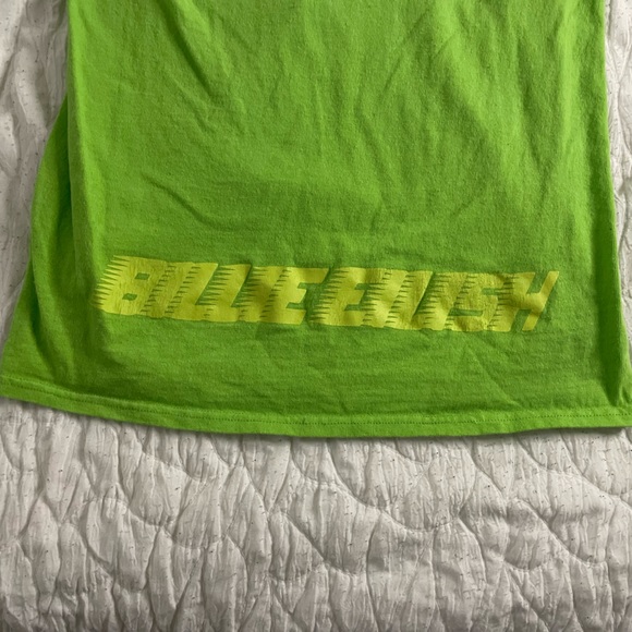 Billie Eilish Lime Green Long Sleeve Tee Sz Small - Picture 4 of 5
